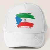 Casquette Drapeau de Guinée équatoriale (Devant)