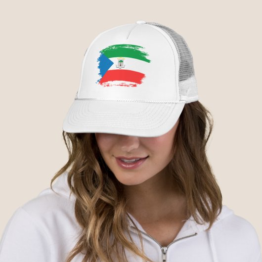 Casquette Drapeau de Guinée équatoriale (En situation)