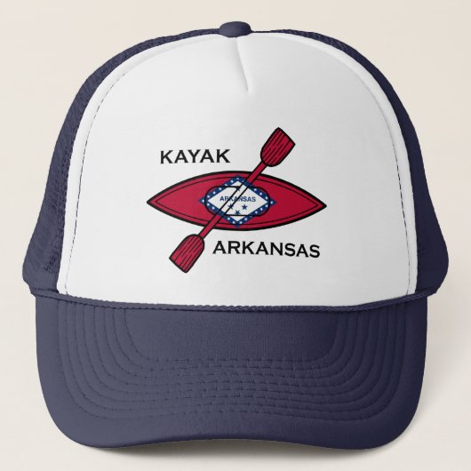 Casquette Drapeau de Kayak Arkansas (Devant)