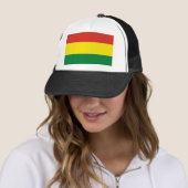 Casquette Drapeau de la Bolivie (En situation)