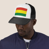 Casquette Drapeau de la Bolivie (En situation)