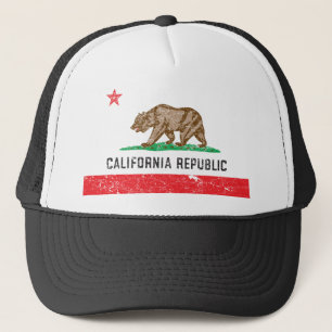 Casquette Drapeau de la Californie vintage