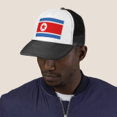 Casquette Drapeau de la Corée du Nord (En situation)