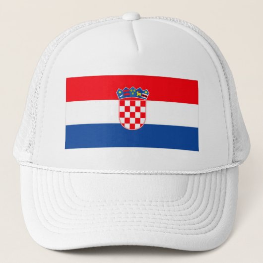 CASQUETTE DRAPEAU DE LA CROATIE (Devant)