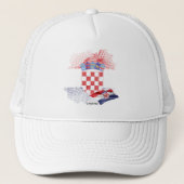 Casquette Drapeau de la Croatie (Devant)