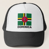 Casquette Drapeau de la Dominique (Devant)