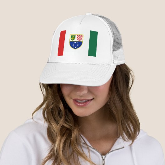Casquette Drapeau de la Fédération de Bosnie (En situation)