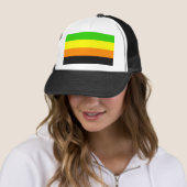 Casquette Drapeau de la Fierté Aromantique (En situation)