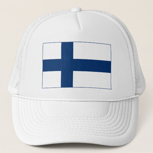 Casquette Drapeau de la Finlande (Devant)