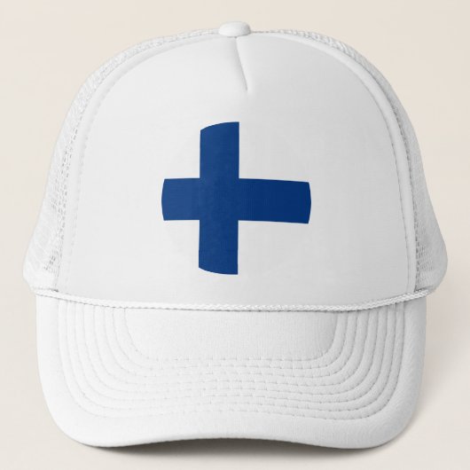 Casquette Drapeau de la Finlande Trucker Hat (Devant)