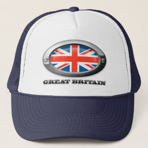 Casquette Drapeau de la Grande-Bretagne dans le cadre en