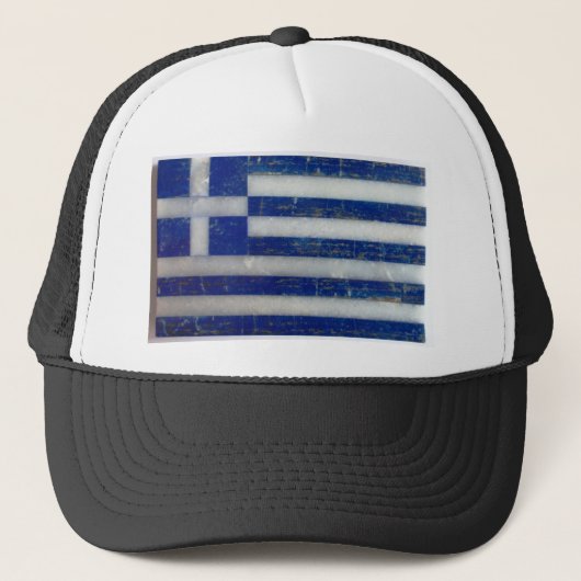 Casquette Drapeau de la Grèce (Devant)