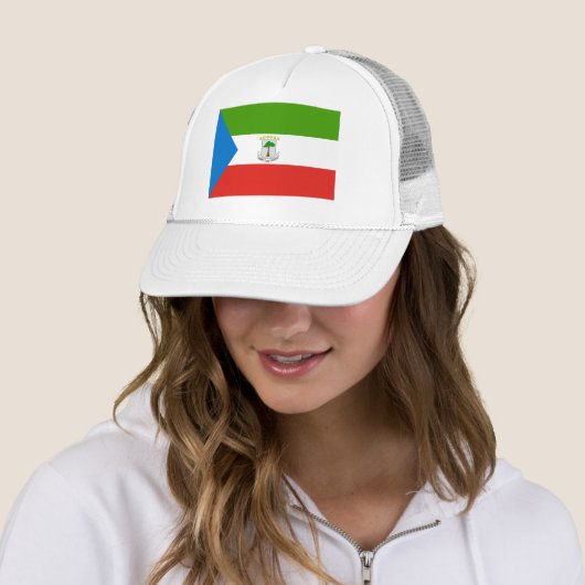 Casquette Drapeau de la Guinée équatoriale (En situation)