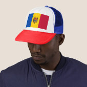 Casquette Drapeau de la Moldavie (En situation)