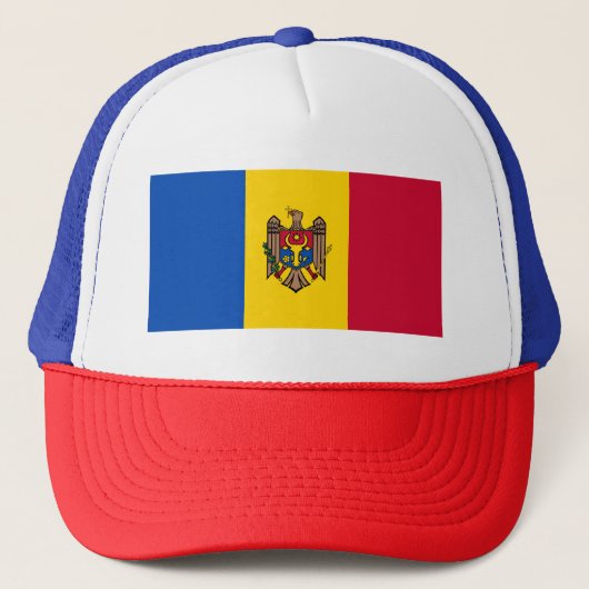 Casquette Drapeau de la Moldavie (Devant)