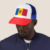 Casquette Drapeau de la Moldavie (En situation)