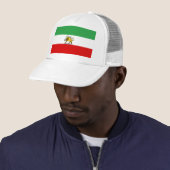 Casquette Drapeau de la monarchie constitutionnelle iranienn (En situation)