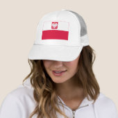Casquette Drapeau de la Pologne (En situation)