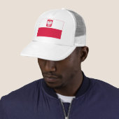 Casquette Drapeau de la Pologne (En situation)