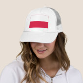 Casquette Drapeau de la Pologne (En situation)
