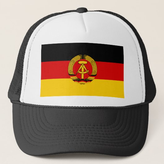 Casquette Drapeau de la RDA république Démocratique (Devant)