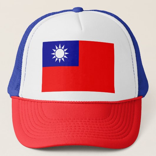 Casquette Drapeau de la République de Chine (Taïwan) - (Devant)