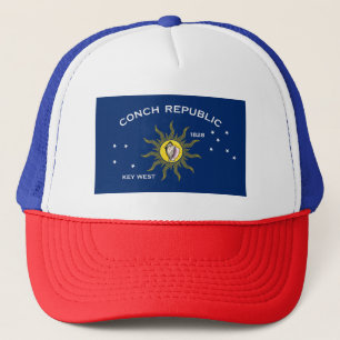 Casquette Drapeau de la République de Conch, Drapeau de Key 