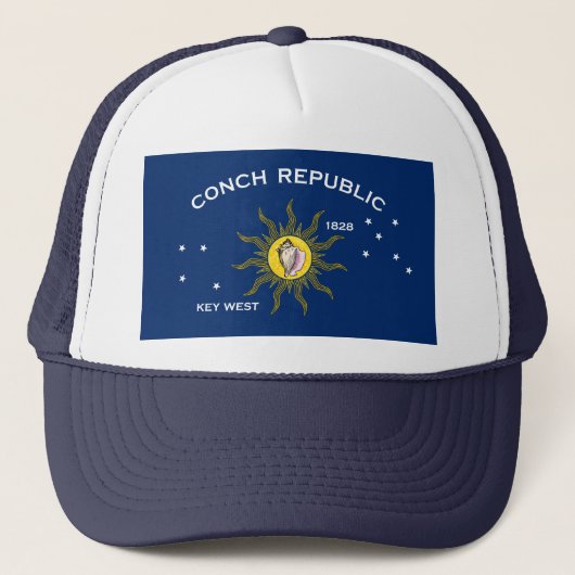 Casquette Drapeau de la République des Conques Key West Flor (Devant)