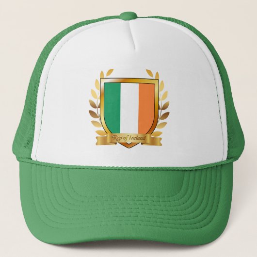 Casquette Drapeau de la République d'Irlande Shield (Devant)