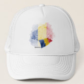 Casquette Drapeau de la Roumanie (Devant)