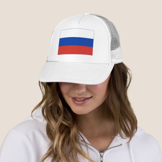 Casquette Drapeau de la Russie (En situation)