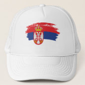 Casquette drapeau de la Serbie (Devant)
