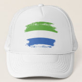 Casquette drapeau de la Sierra Leone (Devant)