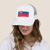 Casquette Drapeau de la Slovaquie (En situation)