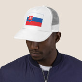Casquette Drapeau de la Slovaquie (En situation)