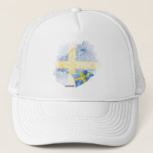 Casquette Drapeau de la Suède (Devant)