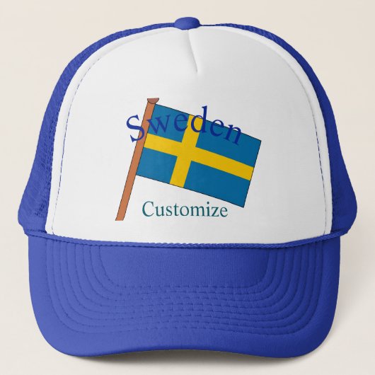 Casquette Drapeau de la Suède Thunder_Cove (Devant)