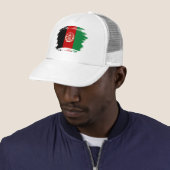 Casquette Drapeau de l'Afghanistan (En situation)