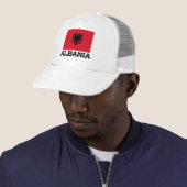 Casquette Drapeau de l'Albanie (En situation)