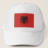 Casquette Drapeau de l'Albanie (Devant)