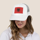 Casquette Drapeau de l'Albanie (En situation)