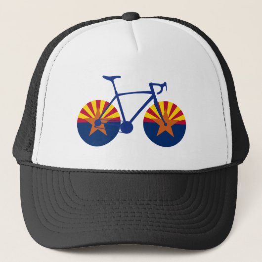 Casquette Drapeau de l'Arizona à vélo (Devant)
