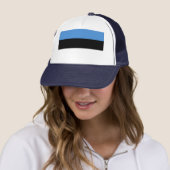 Casquette Drapeau de l'Estonie (En situation)