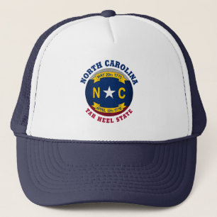 CASQUETTE DRAPEAU DE L'ÉTAT DE CAROLINE DU NORD TAR HEEL CHA