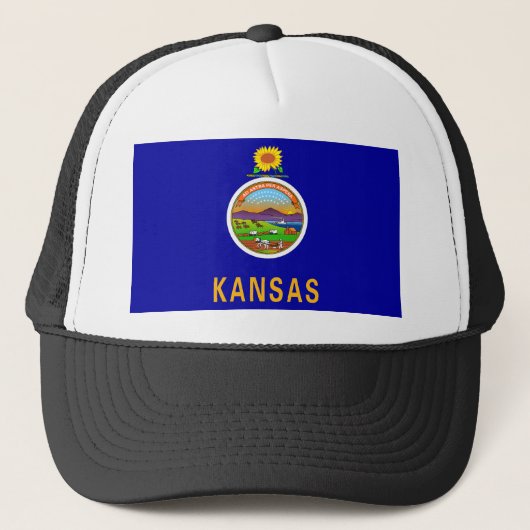 Casquette Drapeau de l'État du Kansas (Devant)