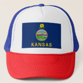 Casquette Drapeau de l'État du Kansas (Devant)