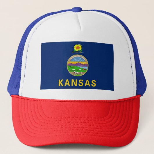 Casquette Drapeau de l'État du Kansas (Devant)