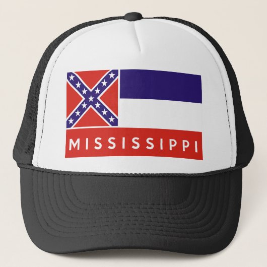 Casquette drapeau de l'état du mississippi amérique nom du p (Devant)