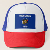 Casquette Drapeau de l'État du Wisconsin (Devant)
