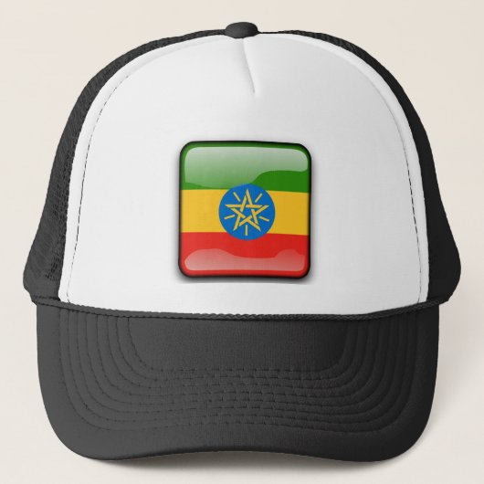 Casquette Drapeau de l'Éthiopie (Devant)